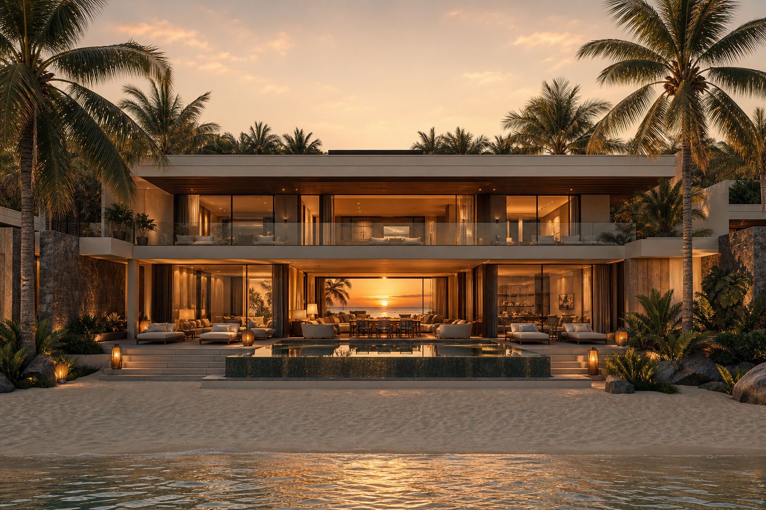 Butterfly Beach Villa — coastal in Montecito