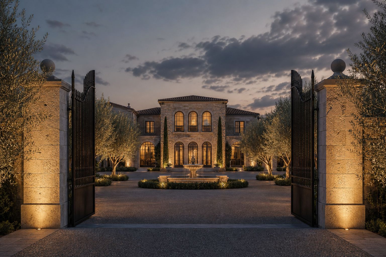 Villa del Mar — Gated entry & olive drive