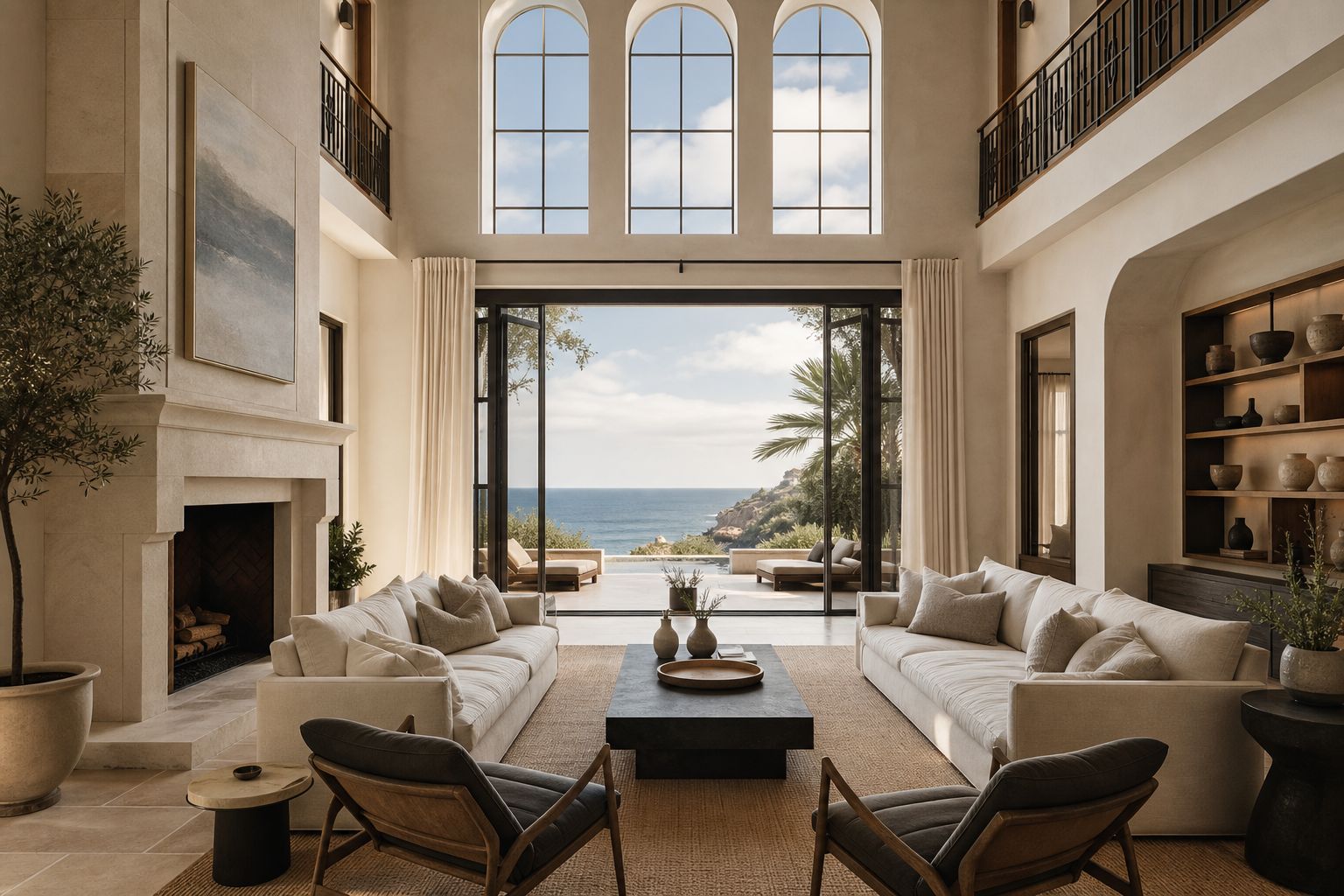 Villa del Mar — Great room with ocean views
